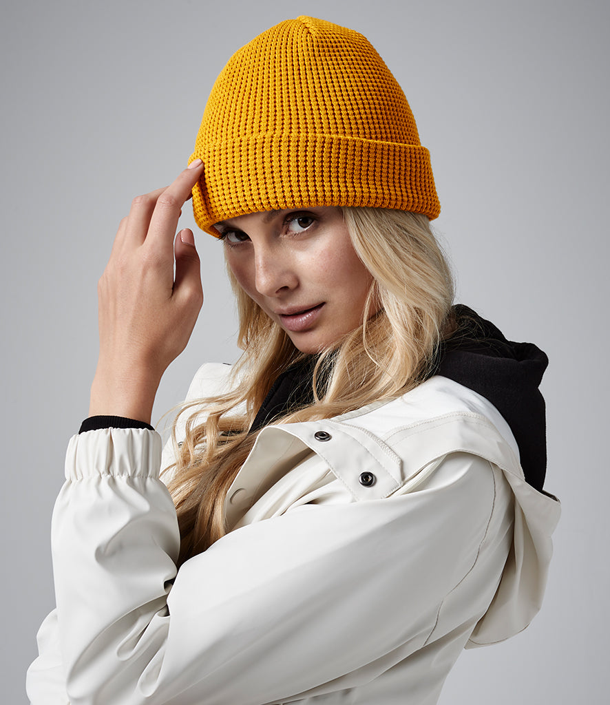 Beechfield Organic Cotton Waffle Beanie