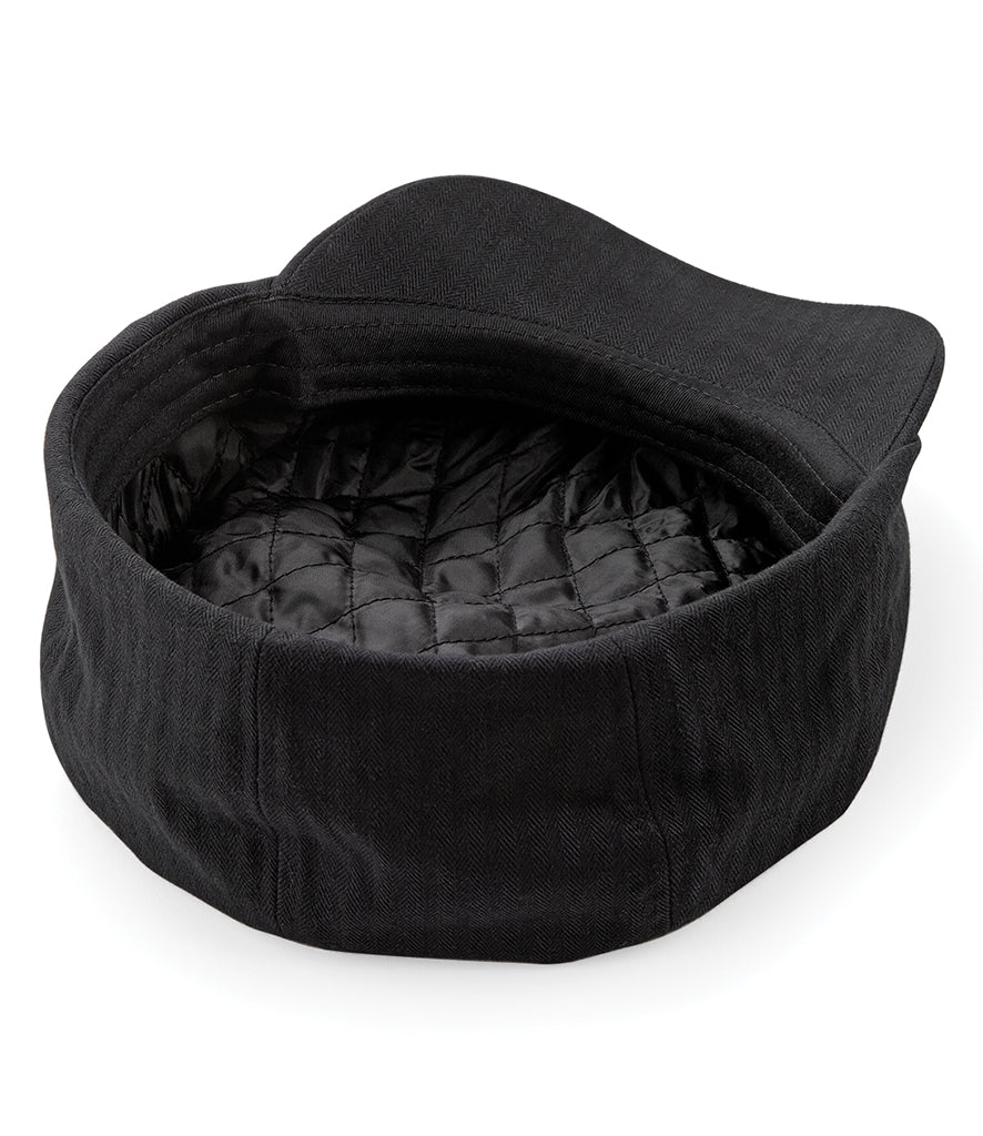 Beechfield Newsboy Cap | Black