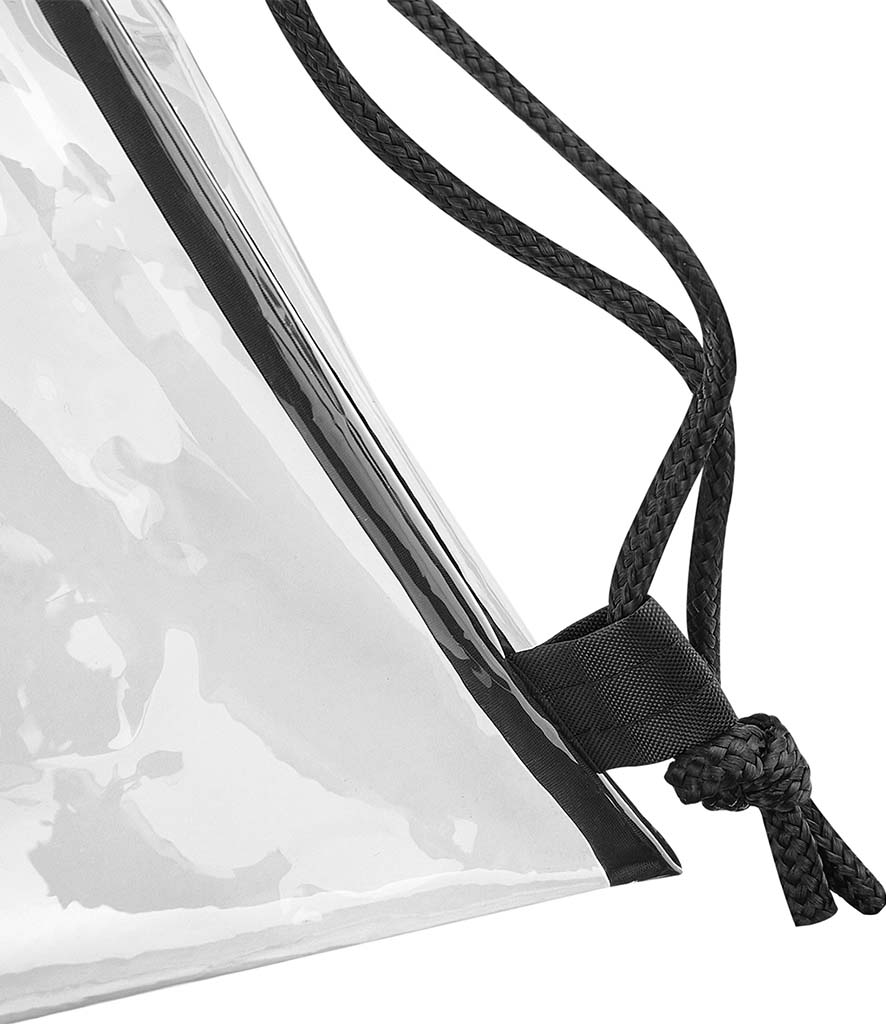 BagBase Clear Gymsac | Clear/Black