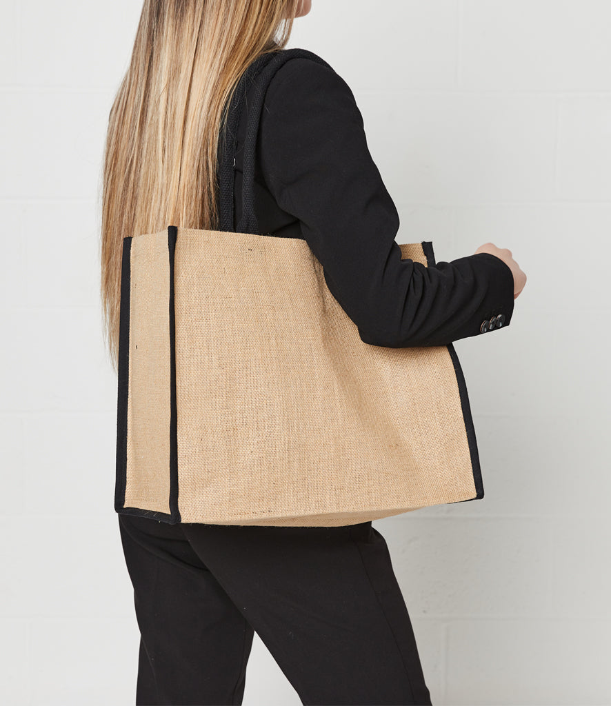 Brand Lab Jute Tipped Shopper