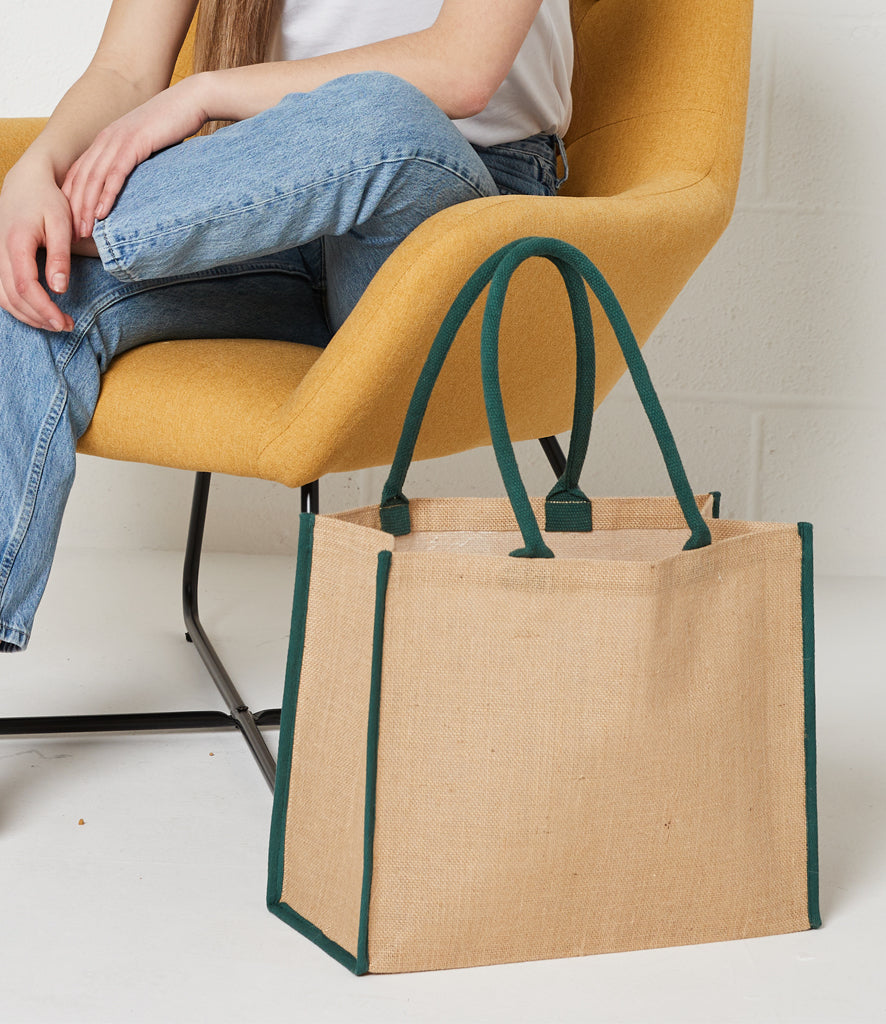 Brand Lab Jute Tipped Shopper