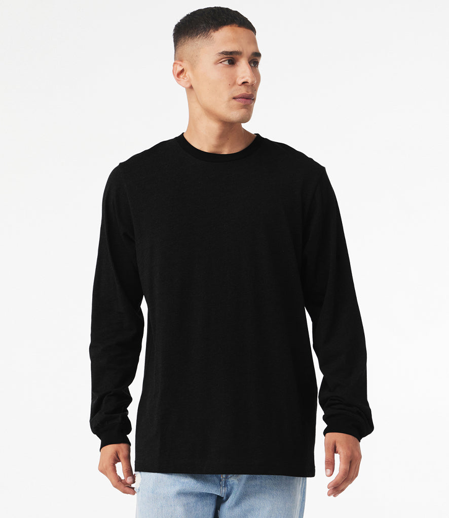 Canvas Unisex Heather CVC Long Sleeve T-Shirt | Dark Grey Heather