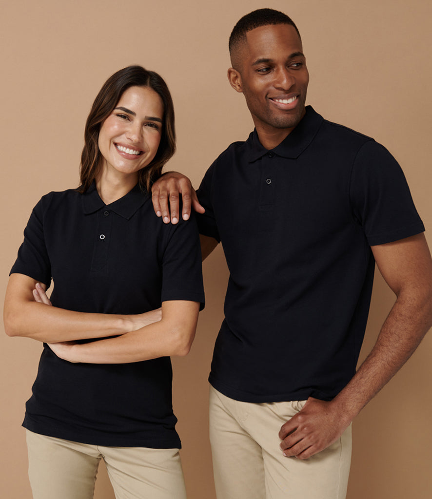 Henbury Unisex Stretch Cotton Pique Polo Shirt