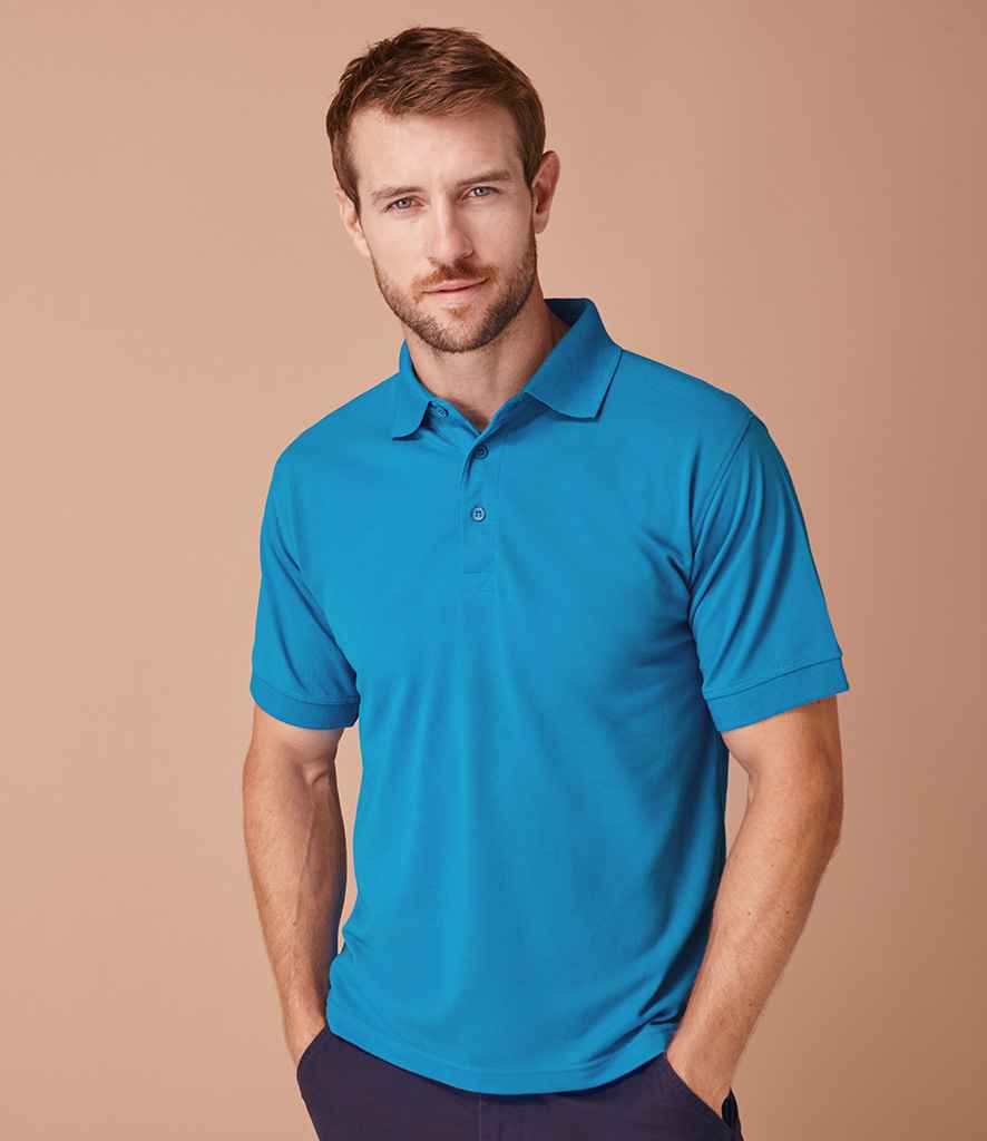 Henbury Heavy Poly/Cotton Piqué Polo Shirt