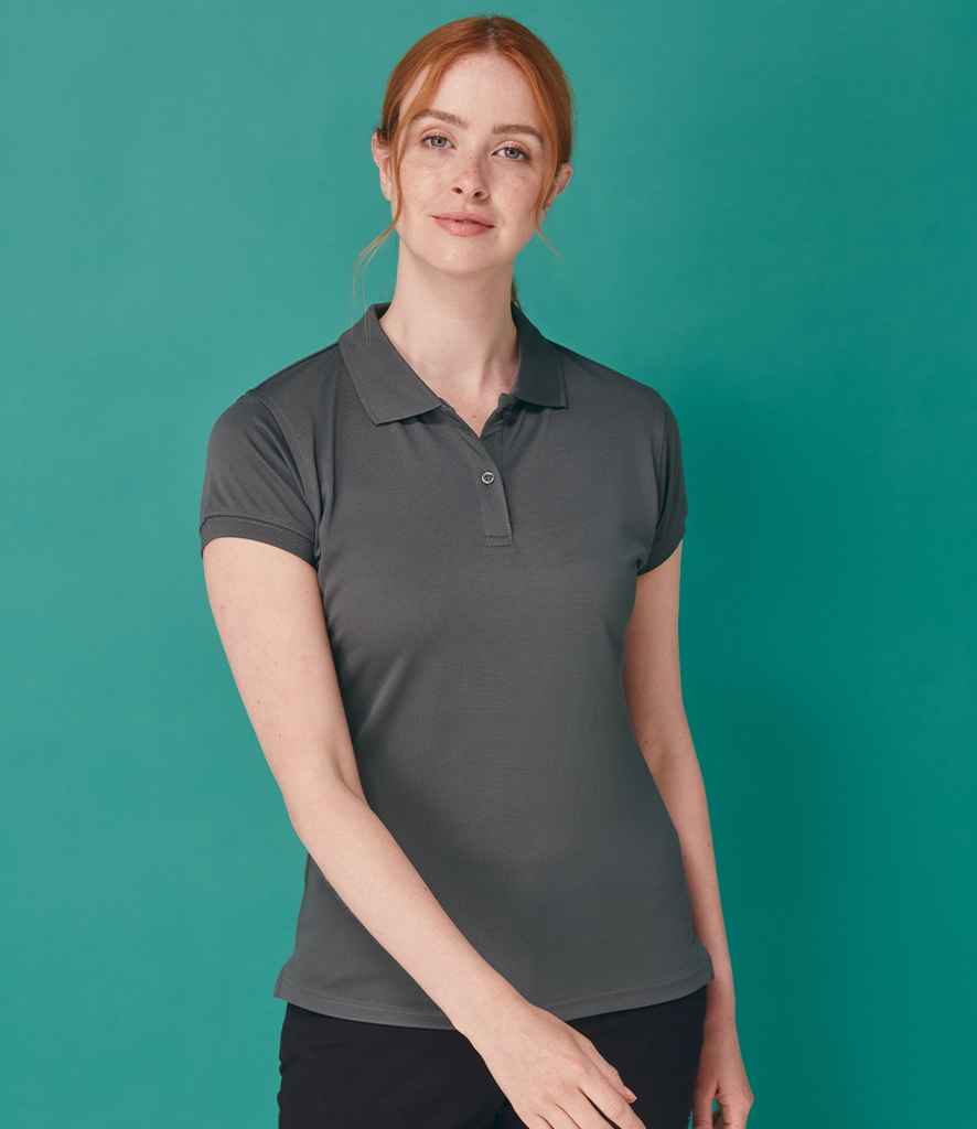 Henbury Ladies Coolplus Wicking Pique Polo Shirt