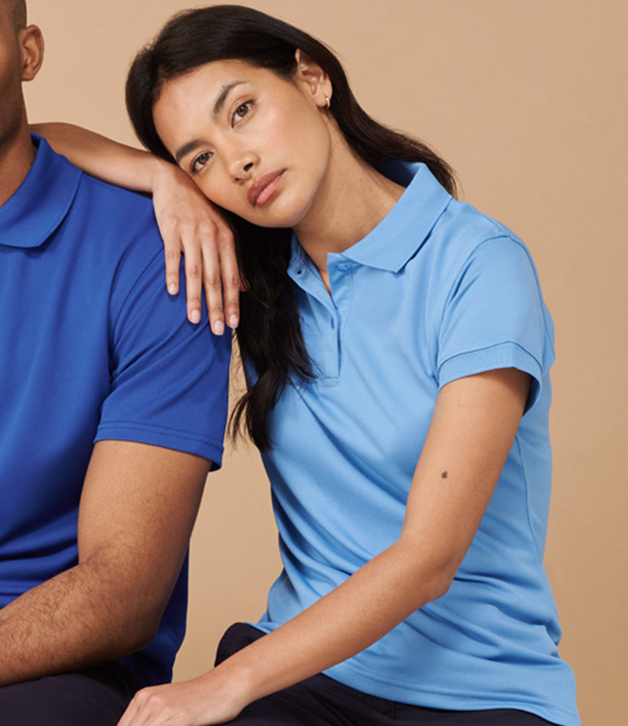 Henbury Ladies Coolplus Wicking Pique Polo Shirt