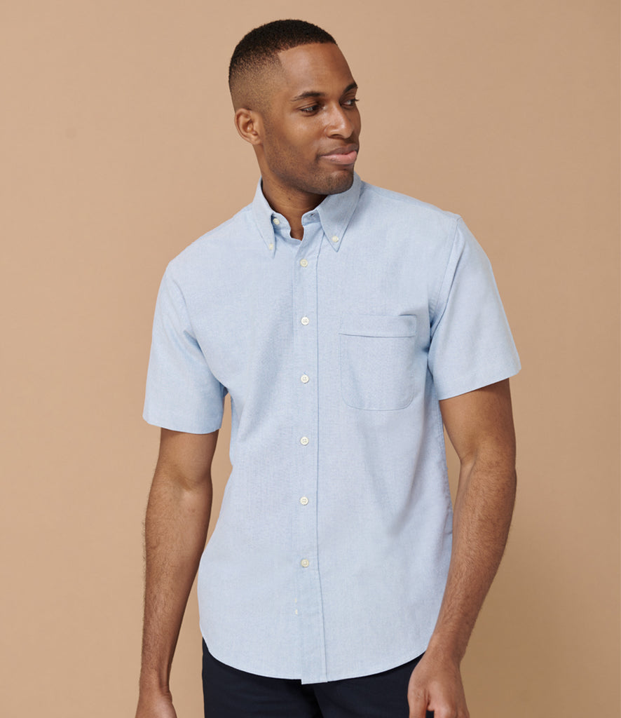 Henbury Short Sleeve Classic Oxford Shirt