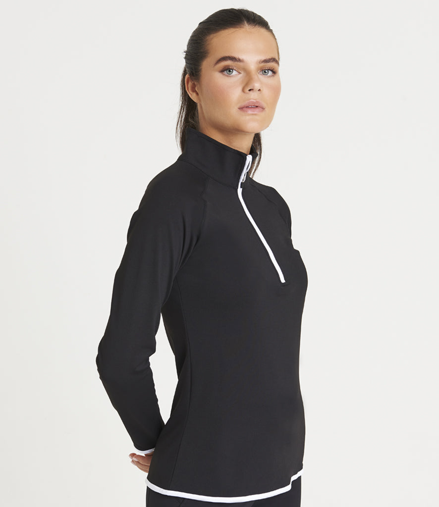 AWDis Ladies Cool Half Zip Sweat Top