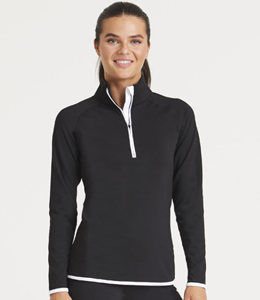 AWDis Ladies Cool Half Zip Sweat Top