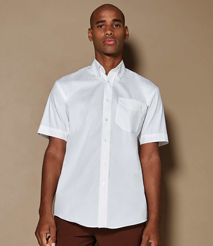 Kustom Kit Premium Short Sleeve Classic Fit Oxford Shirt