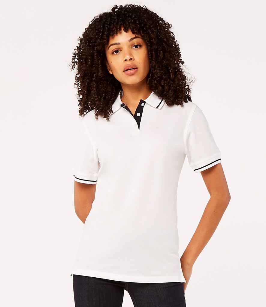 Kustom Kit Ladies St Mellion Tipped Cotton Pique Polo Shirt