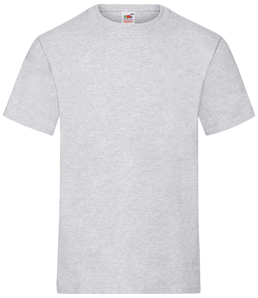 Fruit of The Loom Heavy Cotton T-shirt Colour Heather Grey pack of 5 pieces