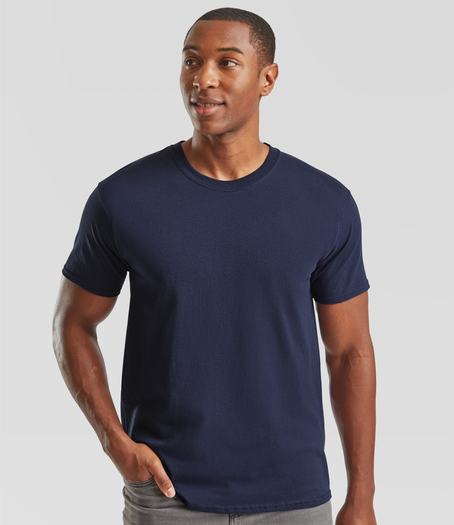 Fruit of The Loom Heavy Cotton T-shirt Colour Navy Blue pack of 5 pieces