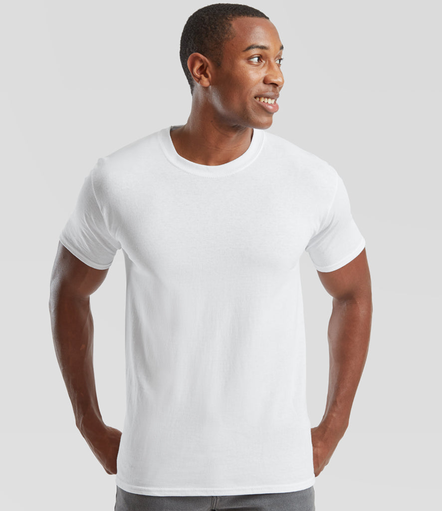 Fruit of The Loom Heavy Cotton T-shirt Colour White pack of 5 pieces