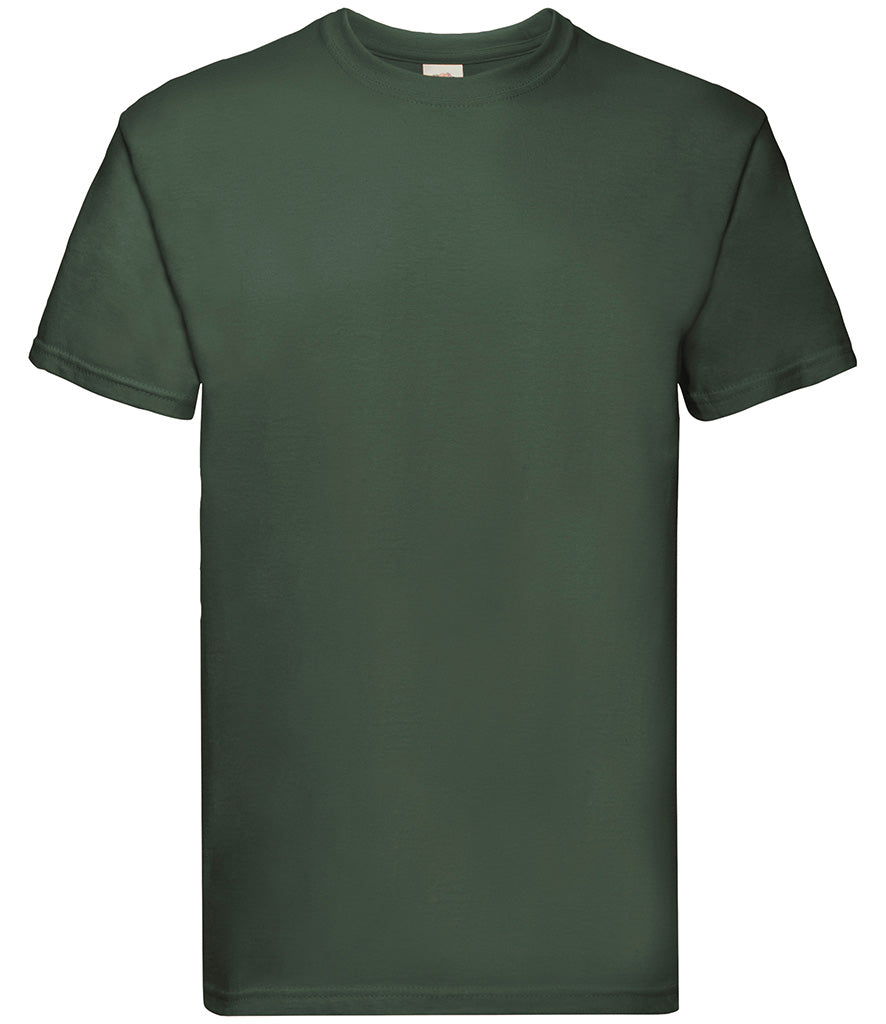 Fruit of The Loom Super Premium T-shirt Bottom Green pack of 5