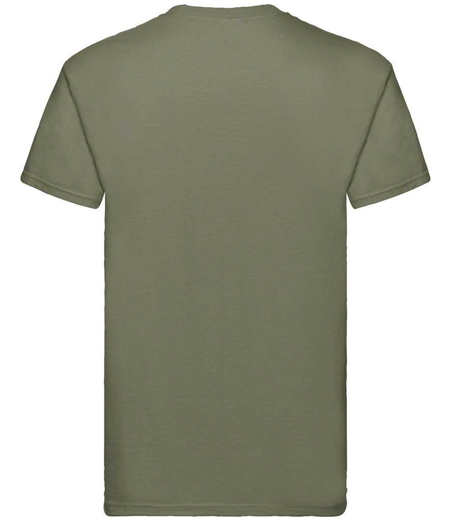 Fruit of The Loom Super Premium T-shirt Olive Green pack of 5