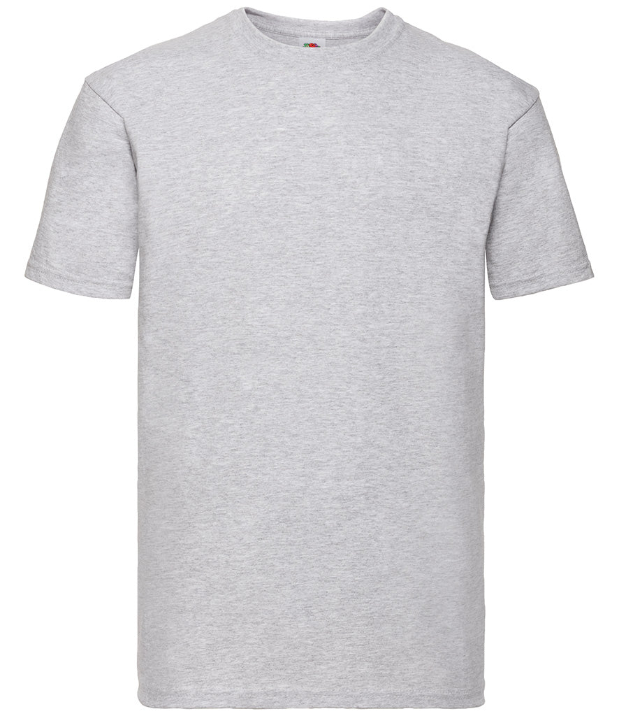 Fruit of The Loom Super Premium T-shirt Heather Grey pack of 5