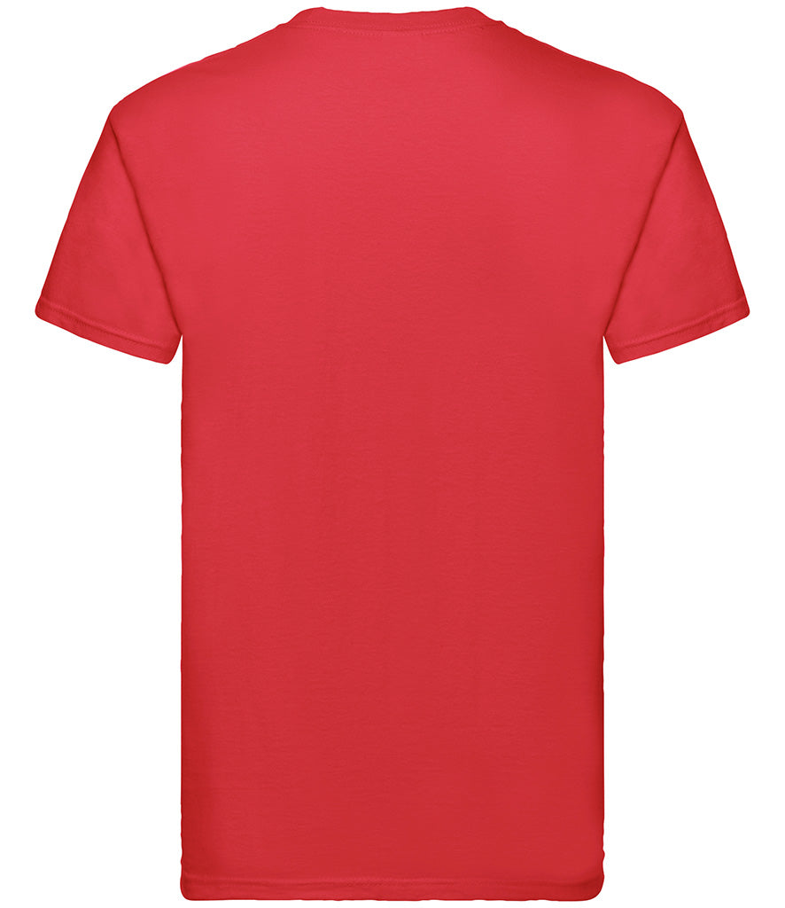 Fruit of The Loom Super Premium T-shirt Red pack of 5