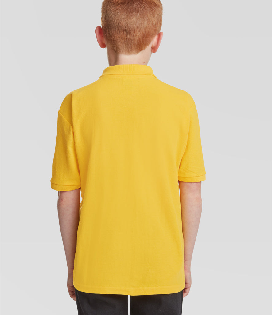 Fruit of the Loom Kids Poly/Cotton Pique Polo Shirt