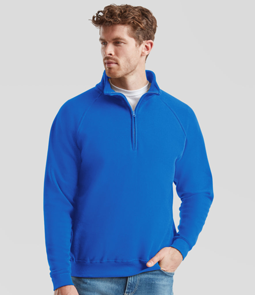 Fruit of the Loom Classic Zip Neck Sweatshirt