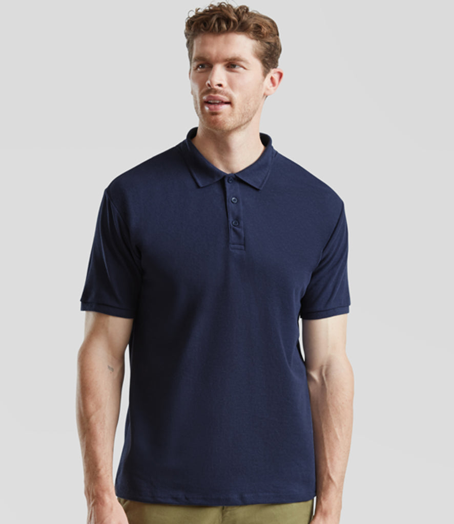 Fruit of the Loom Heavy Poly/Cotton Pique Polo Shirt