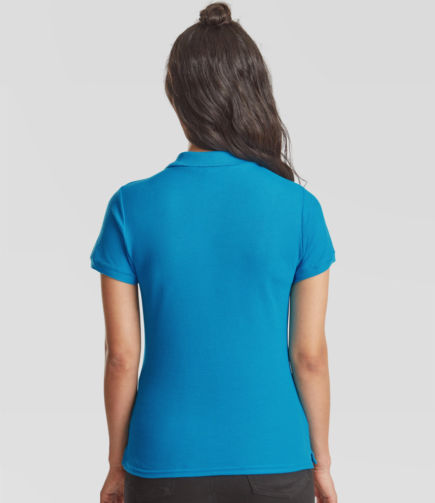 Fruit of the Loom Lady-Fit Premium Cotton Pique Polo Shirt