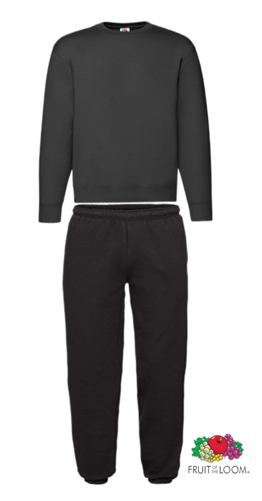 Fruit of the Loom Premium Sweatshirt with Premium Jog Pants 2 piece set bundle