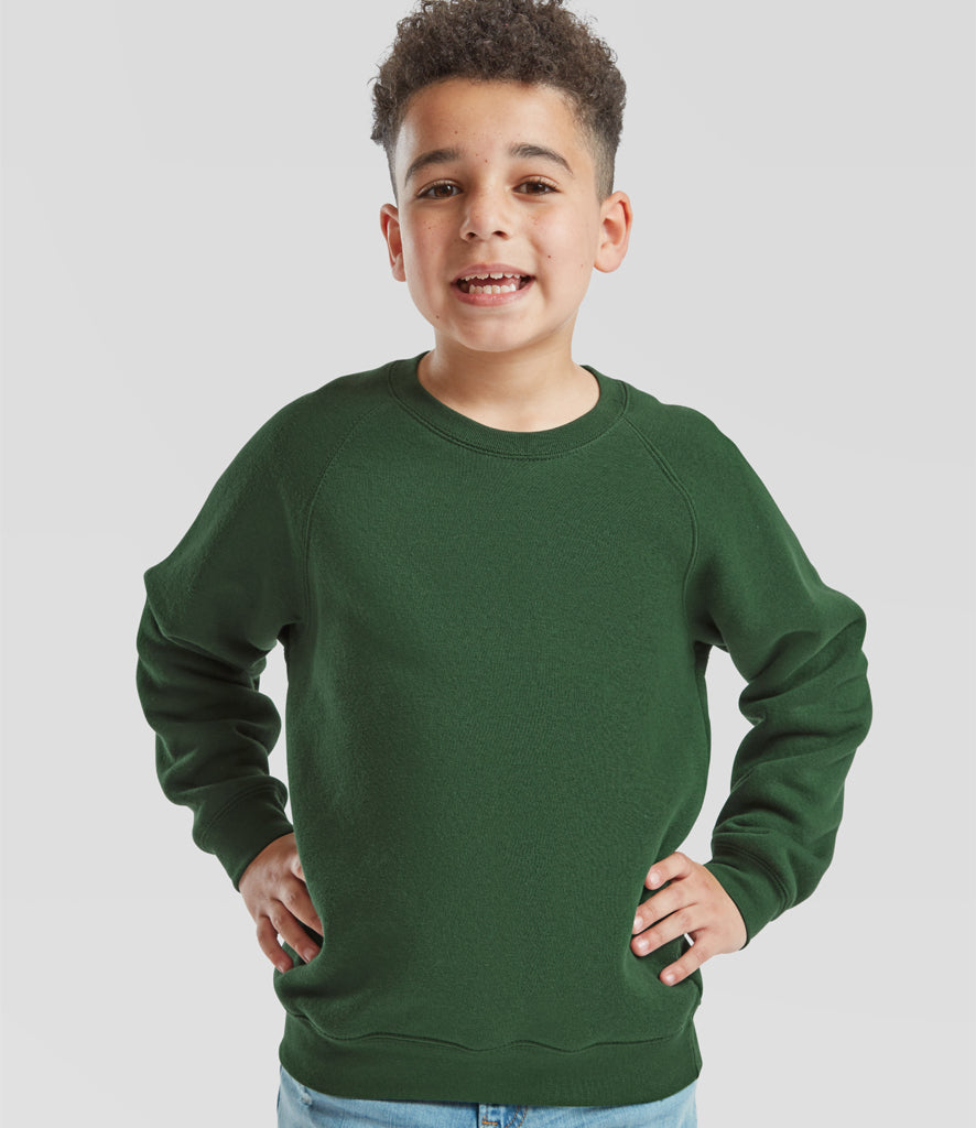 Fruit of the Loom Kids Premium Raglan Sweatshirt