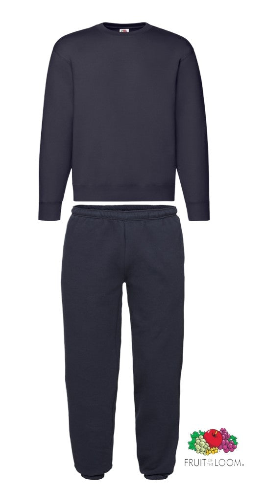 Fruit of the Loom Premium Sweatshirt with Premium Jog Pants 2 piece set bundle