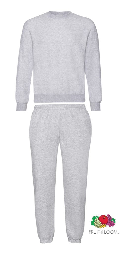 Fruit of the Loom Premium Sweatshirt with Premium Jog Pants 2 piece set bundle