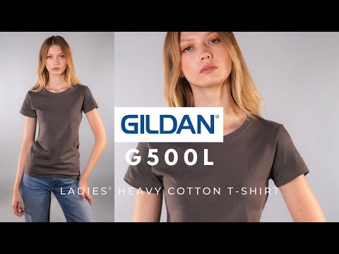 Gildan Ladies Heavy Cotton T-Shirt-17