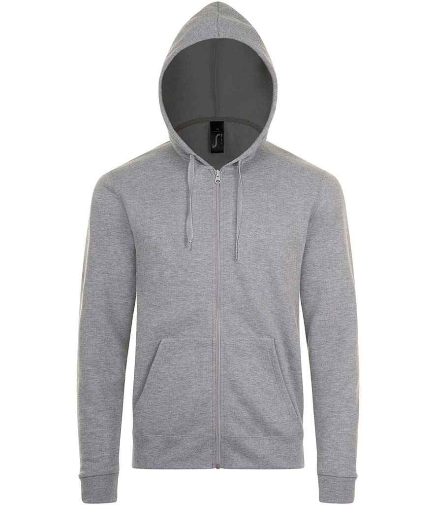 SOL'S Stone Zip Hooded Sweatshirt