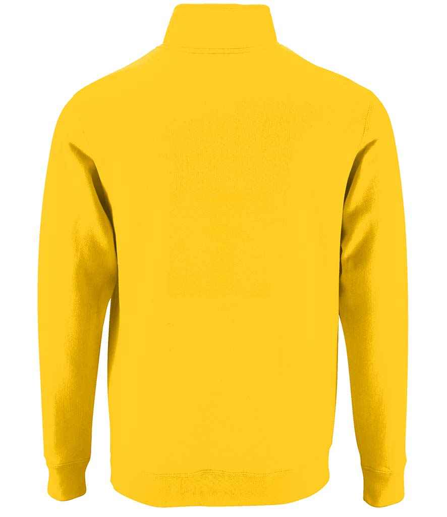 SOL'S Stan Contrast Zip Neck Sweatshirt