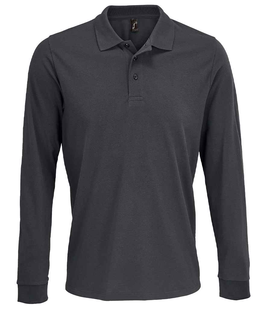 SOL'S Unisex Prime Long Sleeve Pique Polo Shirt