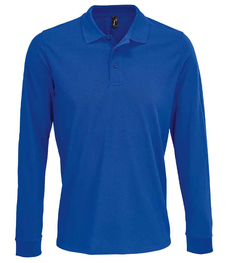 SOL'S Unisex Prime Long Sleeve Pique Polo Shirt