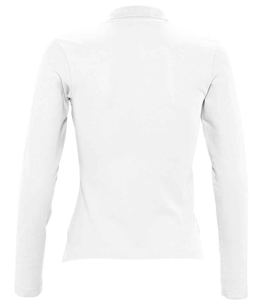 SOL'S Ladies Podium Long Sleeve Cotton Pique Polo Shirt