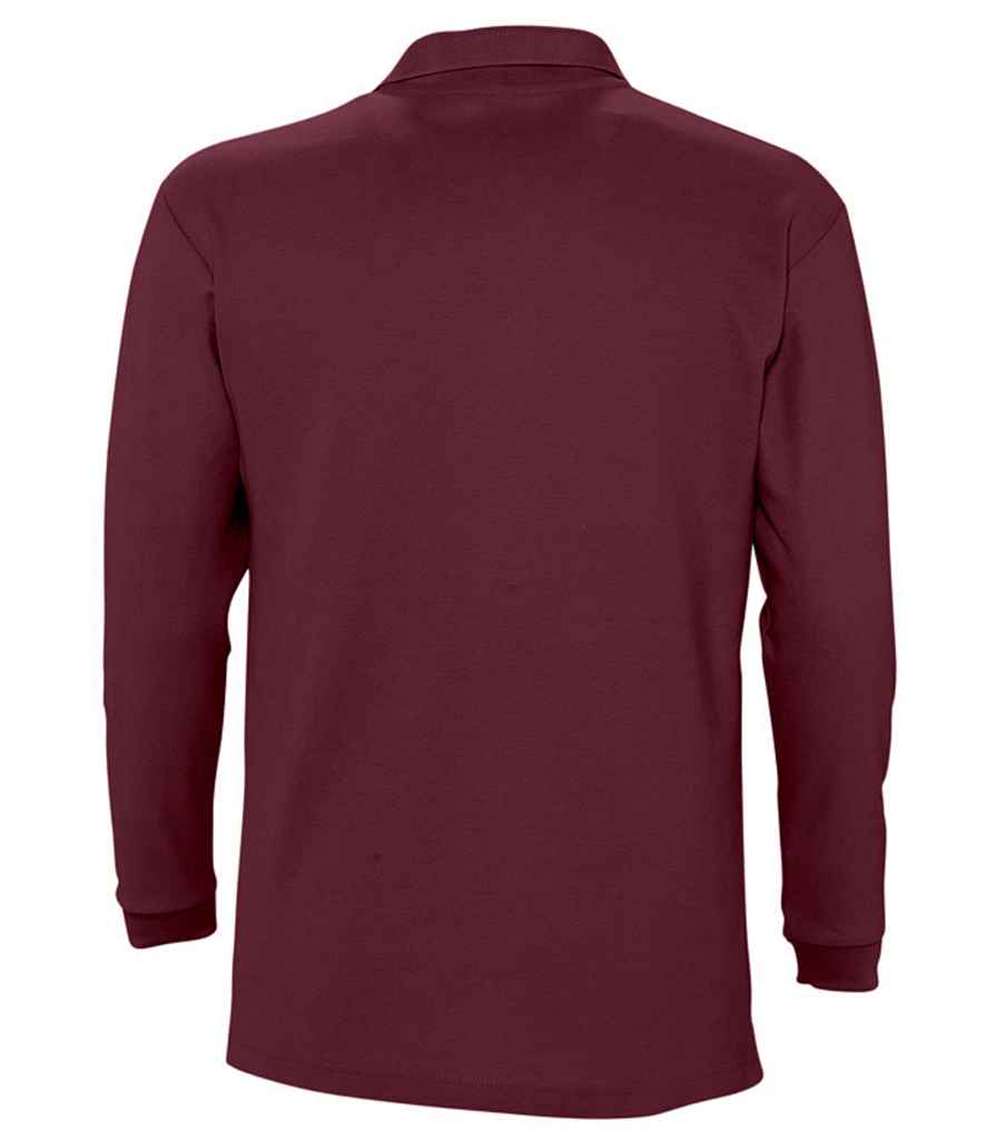 SOL'S Winter II Long Sleeve Cotton Pique Polo Shirt