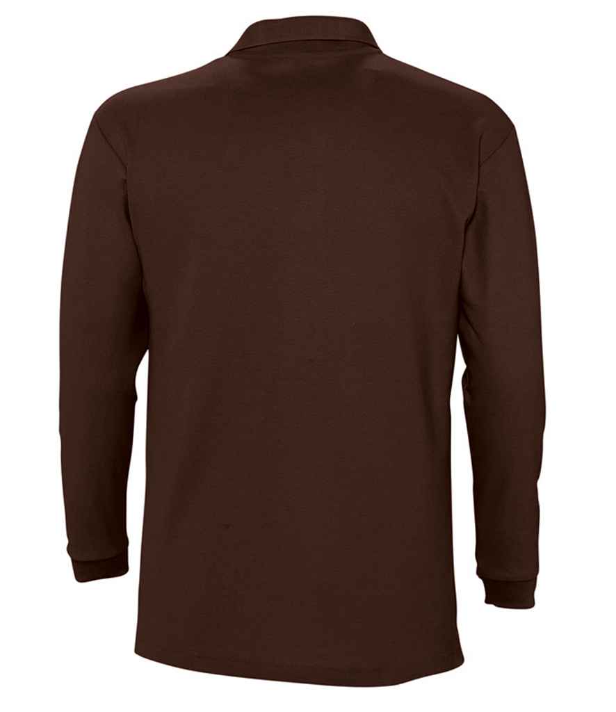 SOL'S Winter II Long Sleeve Cotton Pique Polo Shirt