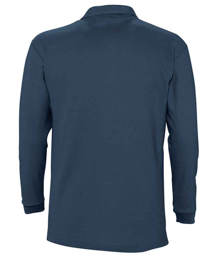 SOL'S Winter II Long Sleeve Cotton Pique Polo Shirt