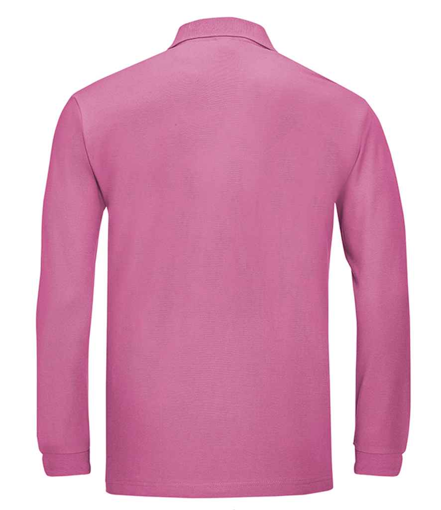 SOL'S Winter II Long Sleeve Cotton Pique Polo Shirt