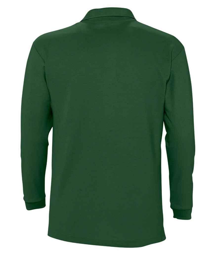 SOL'S Winter II Long Sleeve Cotton Pique Polo Shirt