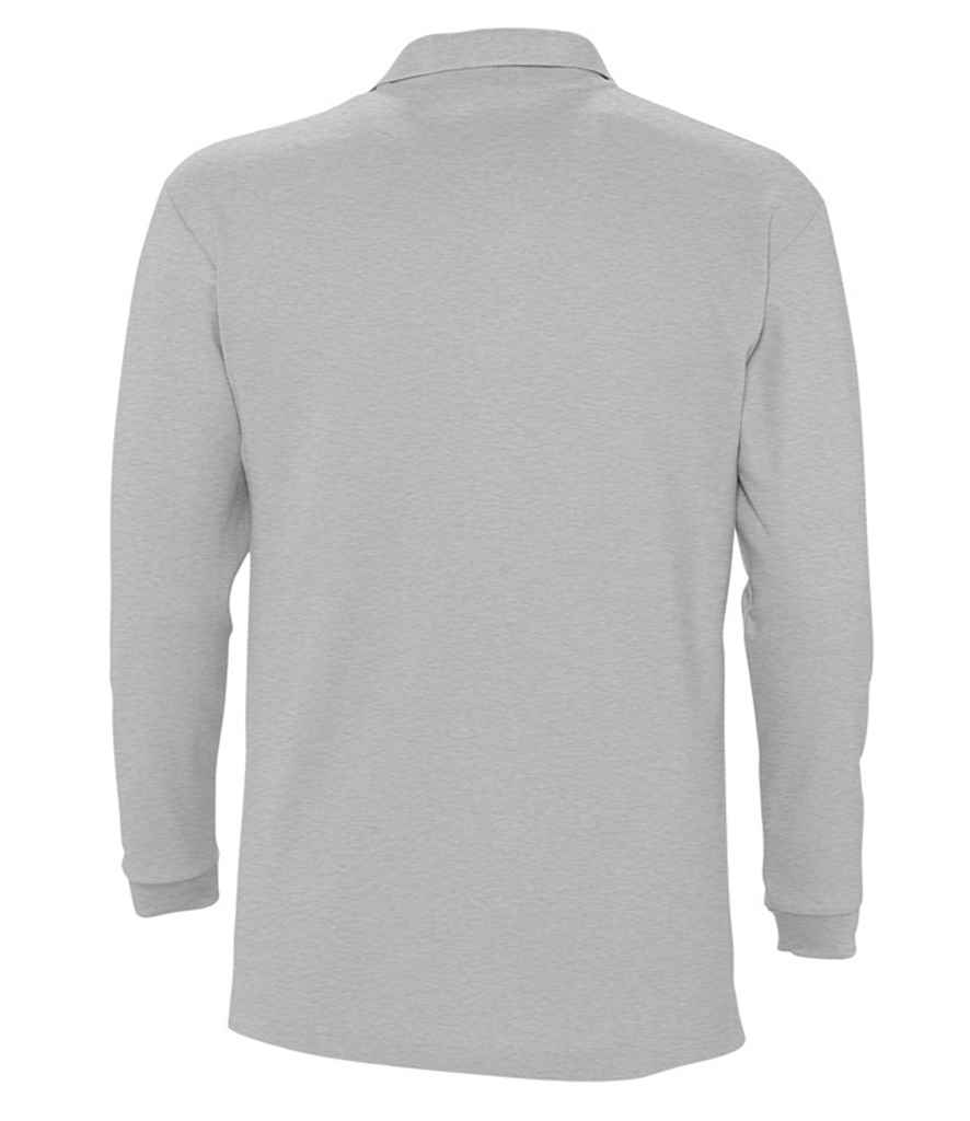 SOL'S Winter II Long Sleeve Cotton Pique Polo Shirt