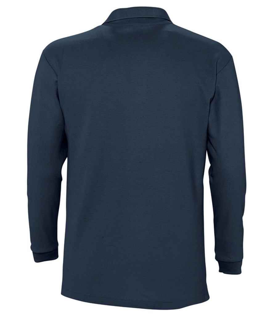 SOL'S Winter II Long Sleeve Cotton Pique Polo Shirt