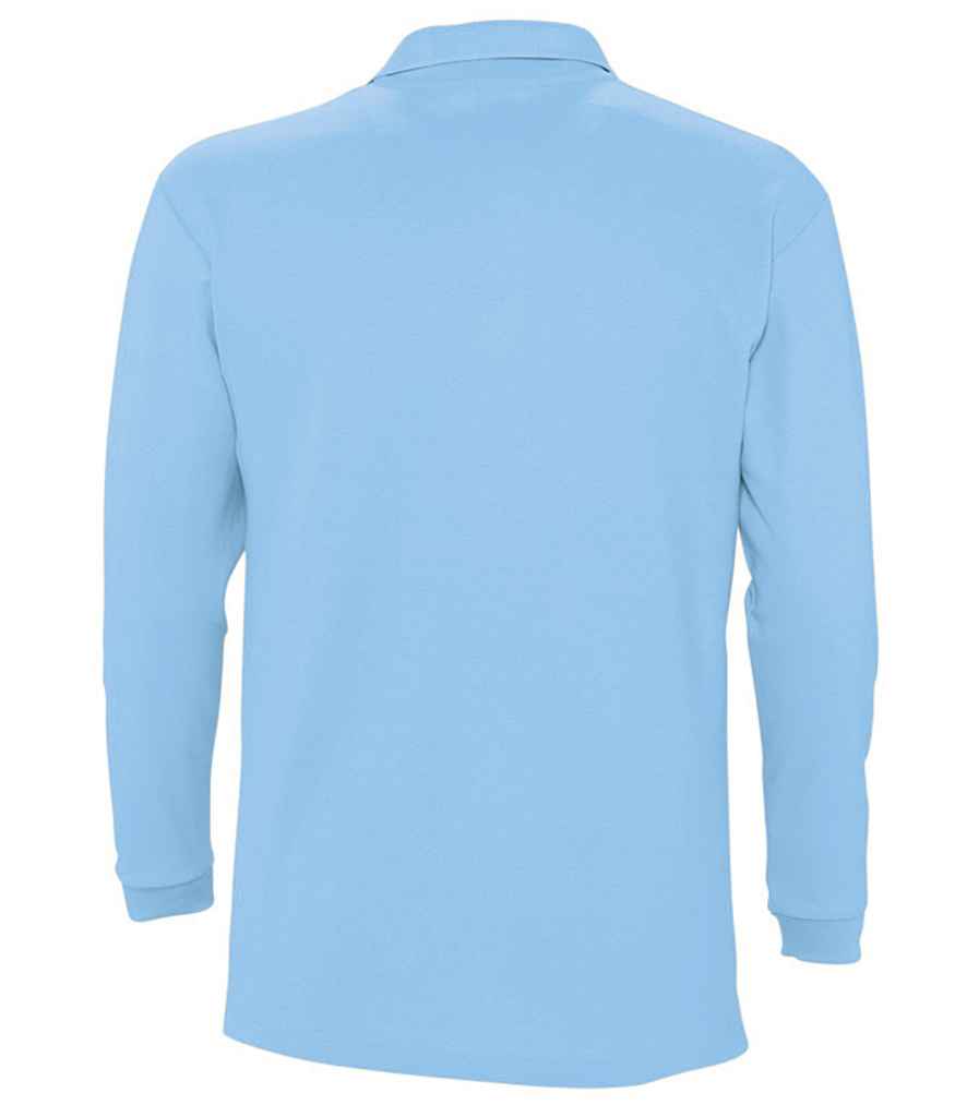 SOL'S Winter II Long Sleeve Cotton Pique Polo Shirt