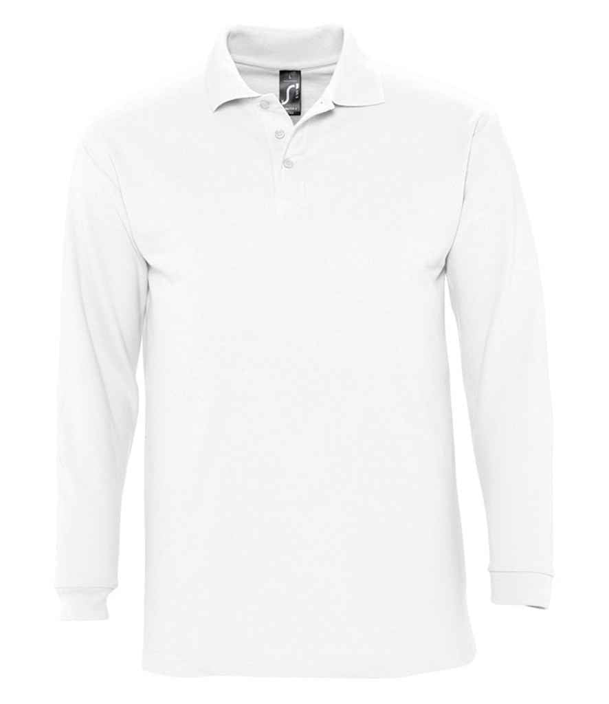 SOL'S Winter II Long Sleeve Cotton Pique Polo Shirt