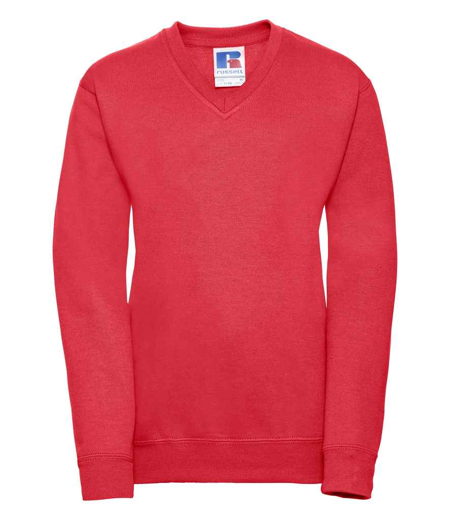 Russell Schoolgear Kids V Neck Sweatshirt