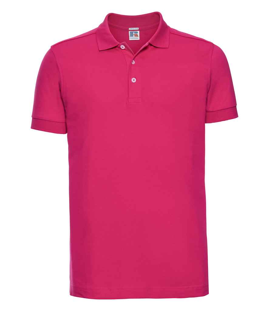 Russell Stretch Pique Polo Shirt