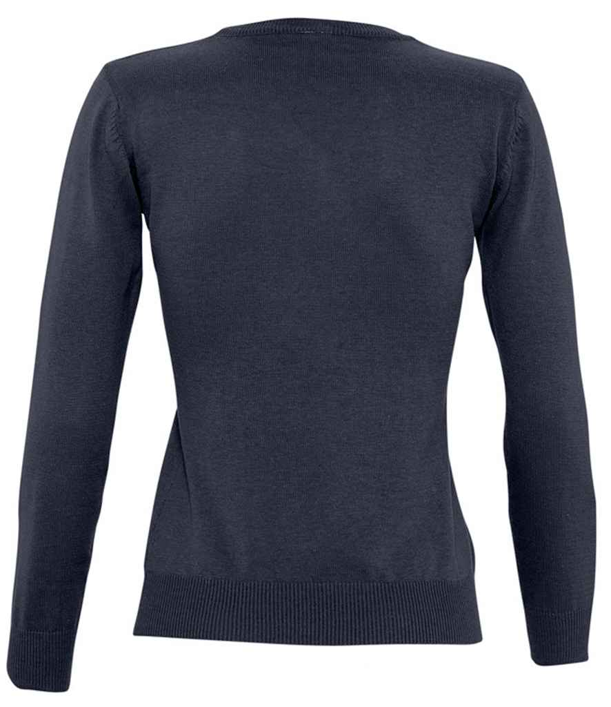 SOL'S Ladies Galaxy Cotton Acrylic V Neck Sweater