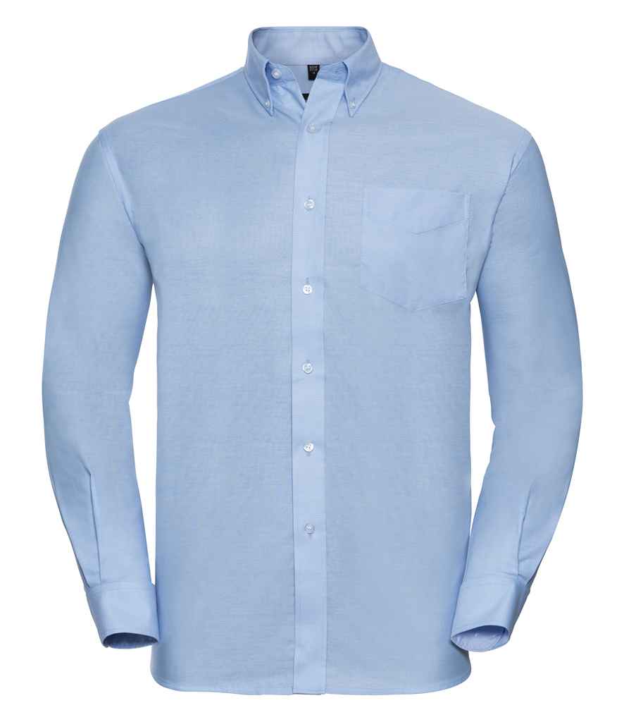 Russell Collection Long Sleeve Easy Care Oxford Shirt