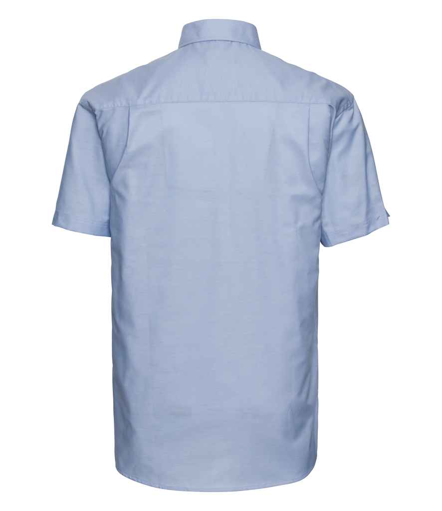 Russell Collection Short Sleeve Easy Care Oxford Shirt